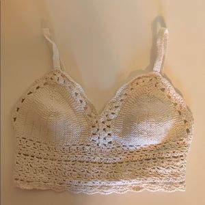 Crochet crop top